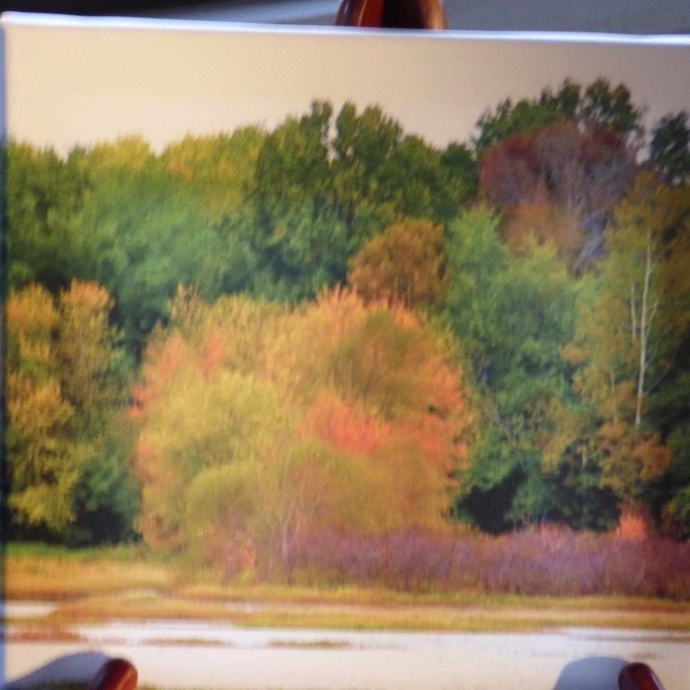 canvas print of Brown County fall scene